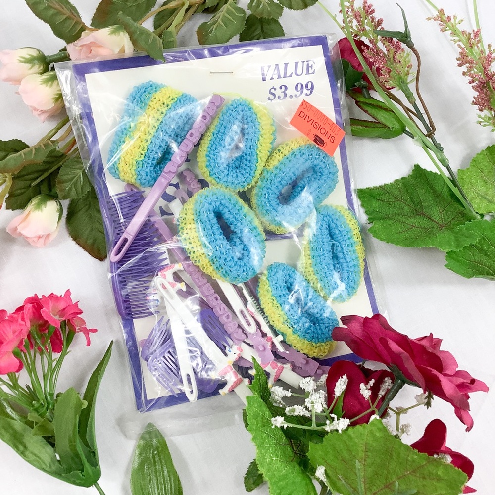 NWT vintage 80s 90s hair barrettes accessories lot